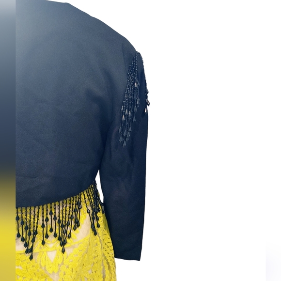 🔥Vintage Beaded Fringe Cropped Jacket - Picture 9 of 13